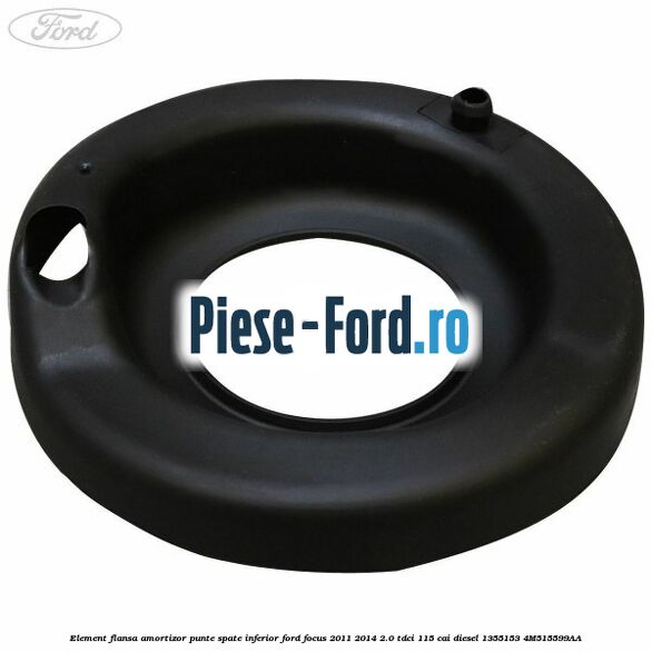 Element flansa amortizor punte spate inferior Ford Focus 2011-2014 2.0 TDCi 115 cai diesel