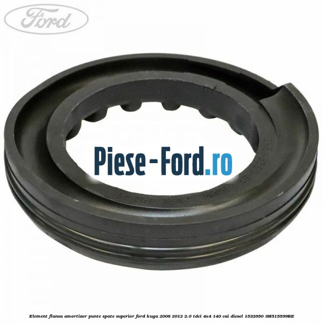 Element flansa amortizor punte spate inferior Ford Kuga 2008-2012 2.0 TDCI 4x4 140 cai diesel