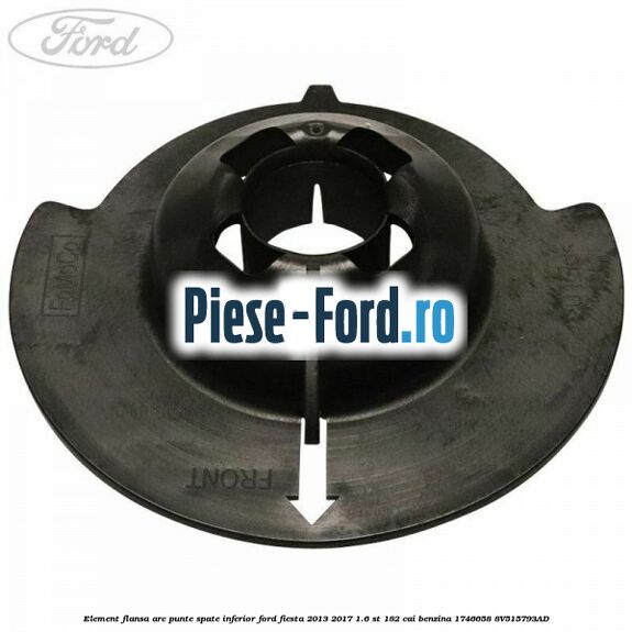 Element flansa arc punte spate inferior Ford Fiesta 2013-2017 1.6 ST 182 cai benzina