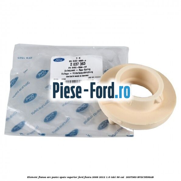 Element flansa arc punte spate superior Ford Fiesta 2008-2012 1.6 TDCi 90 cai  #56DD9D726C