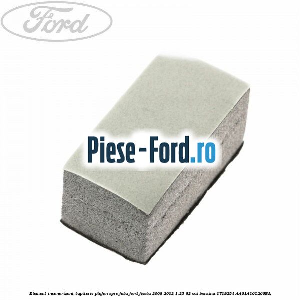 Element insonorizant tapiterie plafon spre fata Ford Fiesta 2008-2012 1.25 82 cai benzina