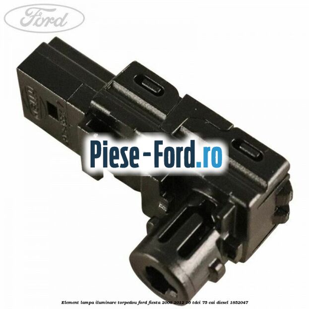 Element lampa iluminare torpedou Ford Fiesta 2008-2012 1.6 TDCi 75 cai #4E0F6B1F0B