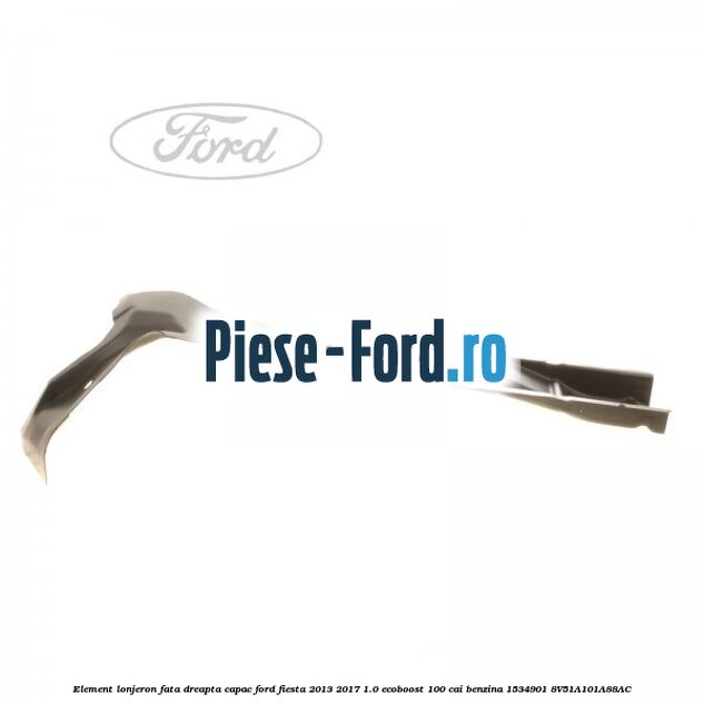 Element lonjeron fata dreapta, capac Ford Fiesta 2013-2017 1.0 EcoBoost 100 cai benzina
