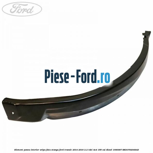 Element panou interior aripa fata stanga Ford Transit 2014-2018 2.2 TDCi 4x4 155 cai #0CDD448064 Element panou interior aripa fata stanga Ford Transit 2014-2018 2.2 TDCi 4x4 155 cai diesel #0CDD448064
