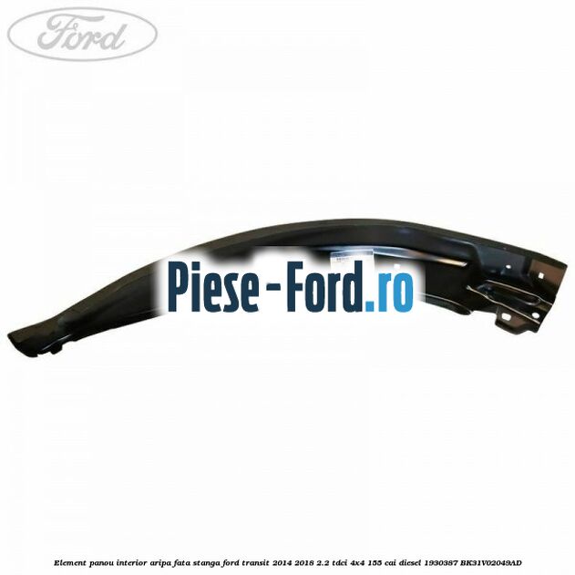 Element panou interior aripa fata stanga Ford Transit 2014-2018 2.2 TDCi 4x4 155 cai #0CDD448064 Element panou interior aripa fata stanga Ford Transit 2014-2018 2.2 TDCi 4x4 155 cai diesel #0CDD448064