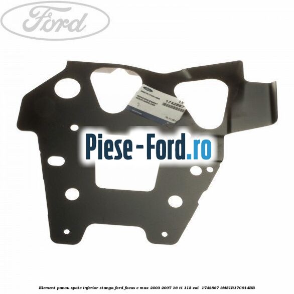 Element panou spate inferior stanga Ford Focus C-Max 2003-2007 1.6 Ti 115 cai #5EDDA80447