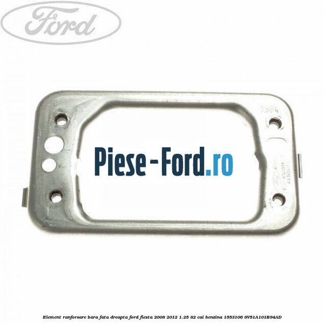 Element podea punte spate stanga, legatura tractare Ford Fiesta 2008-2012 1.25 82 cai benzina
