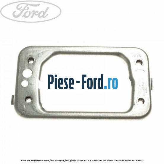 Element podea punte spate stanga, legatura tractare Ford Fiesta 2008-2012 1.6 TDCi 95 cai diesel