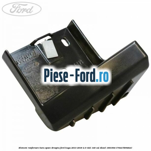 Capac acoperire carlig remorcare Ford Kuga 2013-2016 2.0 TDCi 140 cai diesel