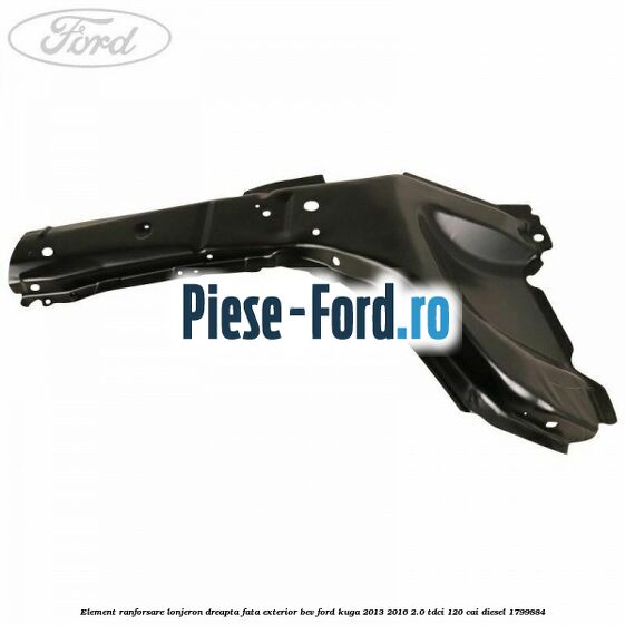Element ranforsare lonjeron dreapta fata exterior BEV Ford Kuga 2013-2016 2.0 TDCi 120 cai diesel #F36A62F16E