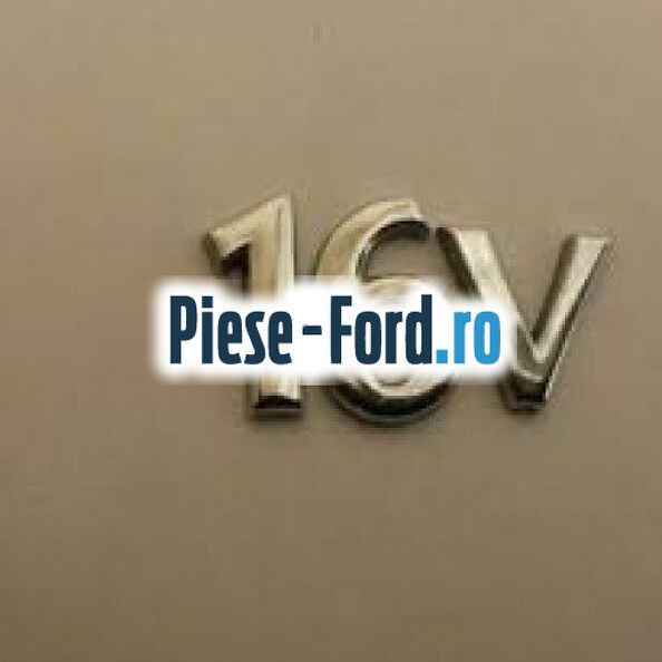 Emblema 16 V crom Ford Escort 1990-1995 1.3 60 cai #6DE2F0C4E1