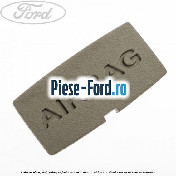 Dop plansa bord spre parbriz Ford S-Max 2007-2014 1.6 TDCi 115 cai diesel