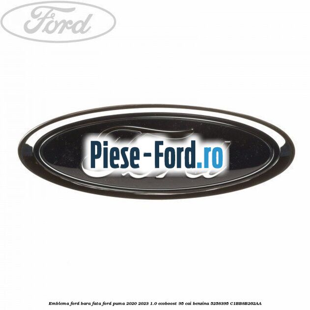 Emblema Ford bara fata Ford Puma 2020-2023 1.0 EcoBoost 95 cai benzina #7CF5BFC447
