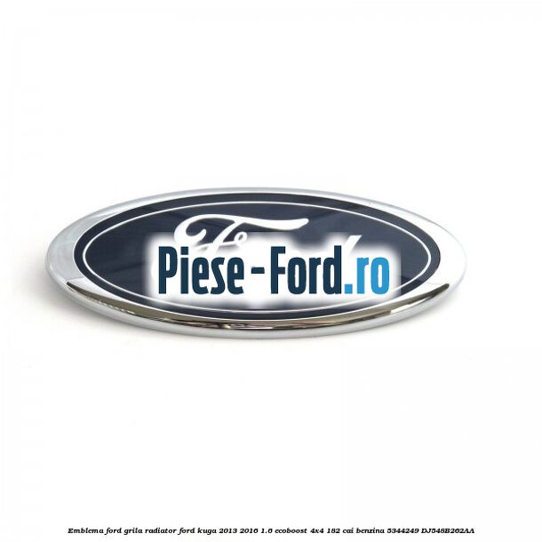 Emblema Econetic Technology Ford Kuga 2013-2016 1.6 EcoBoost 4x4 182 cai benzina