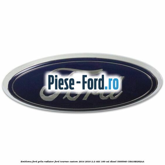 Emblema Econetic Technology Ford Tourneo Custom 2014-2018 2.2 TDCi 100 cai diesel