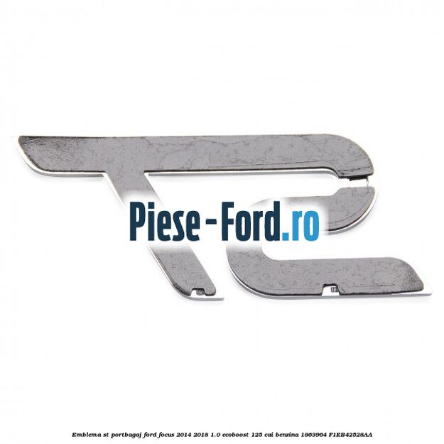 Emblema ST portbagaj Ford Focus 2014-2018 1.0 EcoBoost 125 cai benzina #60FE5D7B4D