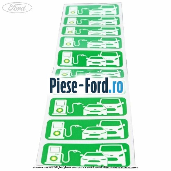 Eticheta Combustibil Ford Fiesta 2013-2017 1.6 TDCi 95 cai diesel