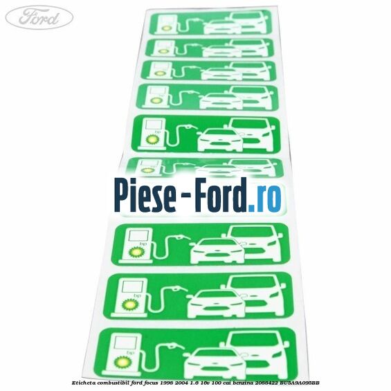 Eticheta Combustibil Ford Focus 1998-2004 1.6 16V 100 cai benzina #F7969C7C54