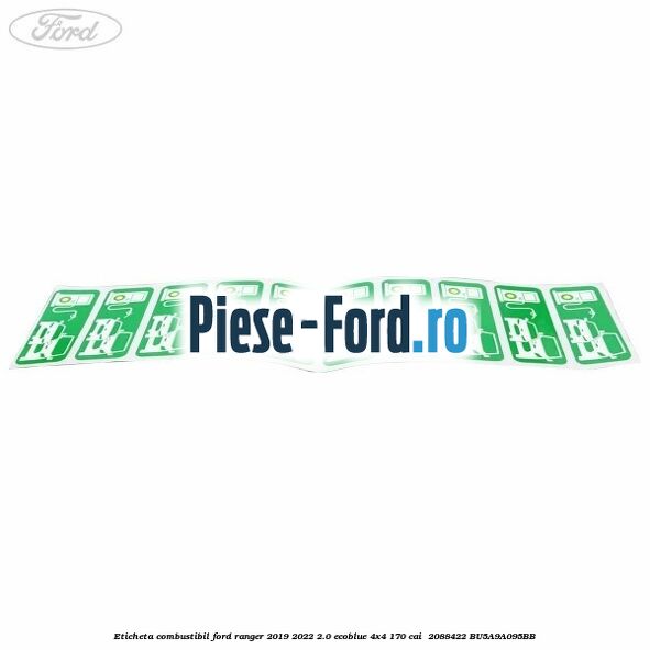 Eticheta Combustibil Ford Ranger 2019-2022 2.0 EcoBlue 4x4 170 cai  #0B8FECD3ED
