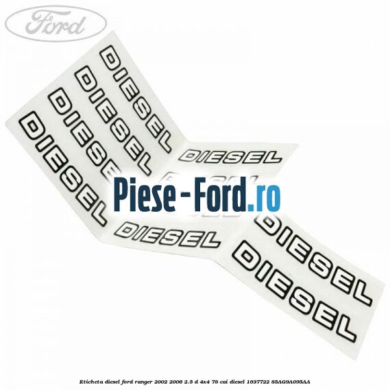 Eticheta Combustibil Ford Ranger 2002-2006 2.5 D 4x4 78 cai diesel