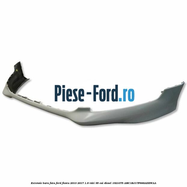 Deflector aer radiator apa, superior Ford Fiesta 2013-2017 1.6 TDCi 95 cai diesel