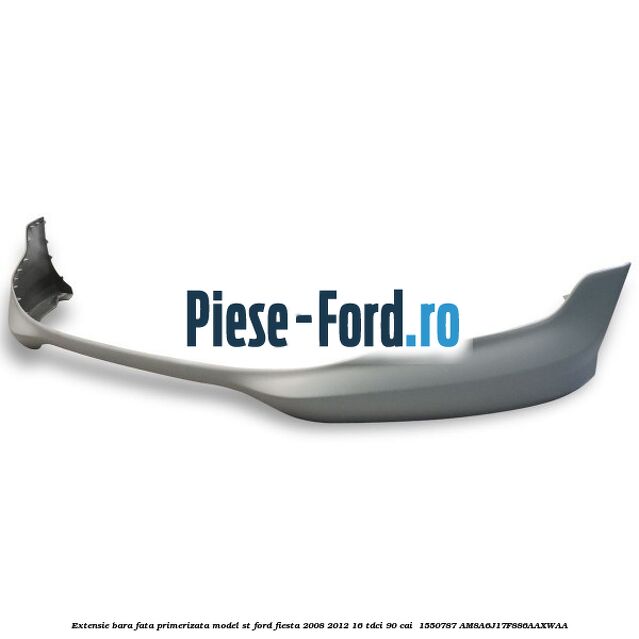 Extensie bara fata, primerizata, model ST Ford Fiesta 2008-2012 1.6 TDCi 90 cai #472F779F05