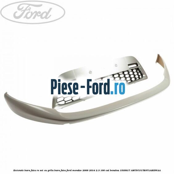 Extensie bara fata RS set, cu grila bara fata Ford Mondeo 2008-2014 2.3 160 cai benzina