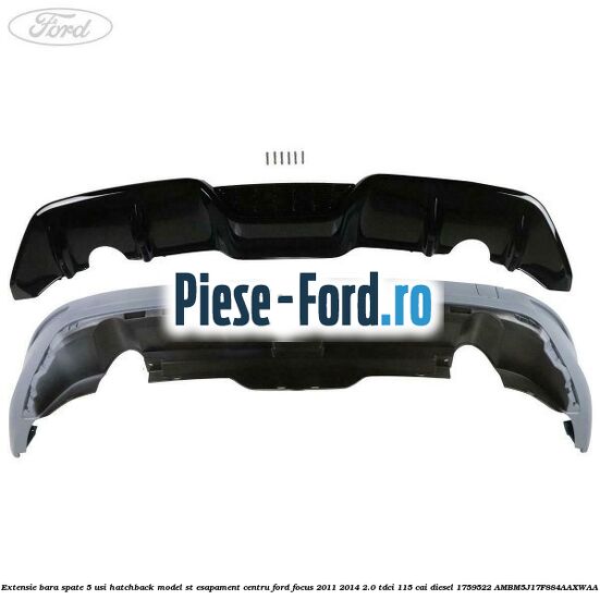Extensie bara fata , primerizata Ford Focus 2011-2014 2.0 TDCi 115 cai diesel