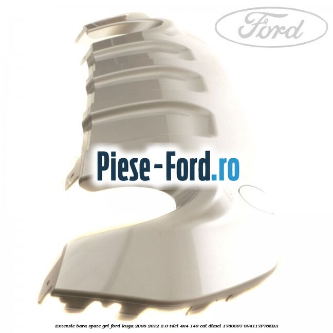 Extensie bara spate gri Ford Kuga 2008-2012 2.0 TDCI 4x4 140 cai diesel