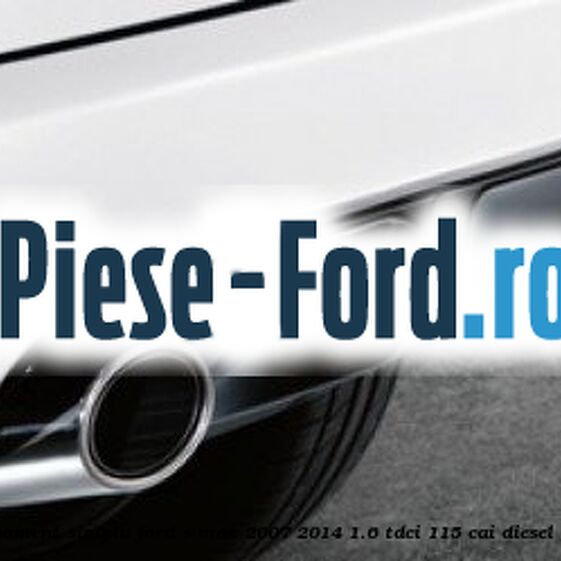 Extensie bara spate, model RS esapament simplu Ford S-Max 2007-2014 1.6 TDCi 115 cai diesel