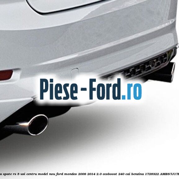 Extensie bara spate RS 5 usi centru model nou Ford Mondeo 2008-2014 2.0 EcoBoost 240 cai benzina