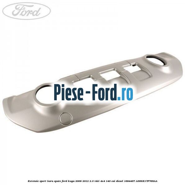 Extensie bara spate gri Ford Kuga 2008-2012 2.0 TDCI 4x4 140 cai diesel