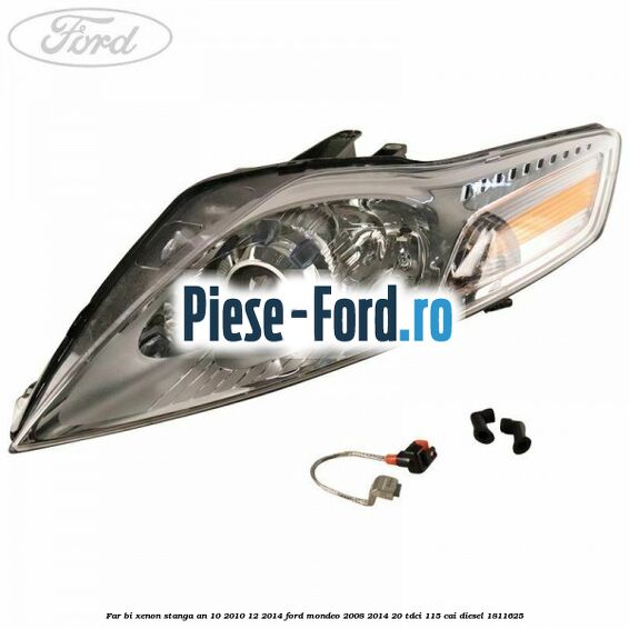 Far bi-xenon stanga an 10/2010-12/2014 Ford Mondeo 2008-2014 2.0 TDCi 115 cai #5ED6DF94E4