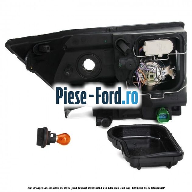 Far dreapta an 08/2008-03/2011 Ford Transit 2006-2014 2.2 TDCi RWD 125 cai  #19075795DE