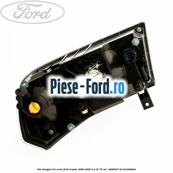 Far dreapta H4 crom Ford Transit 2000-2006 2.4 DI 75 cai  #8D04628F28