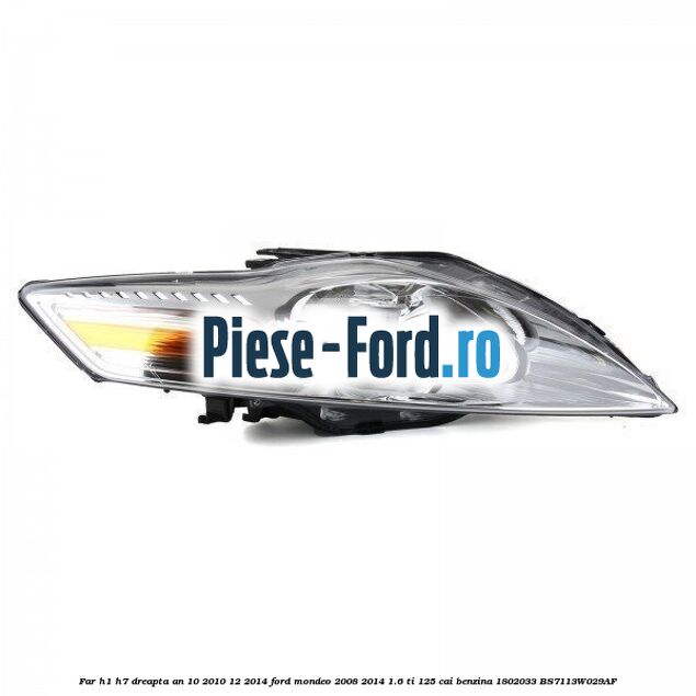 Far bi-xenon stanga an 03/2007-10/2010 Ford Mondeo 2008-2014 1.6 Ti 125 cai benzina