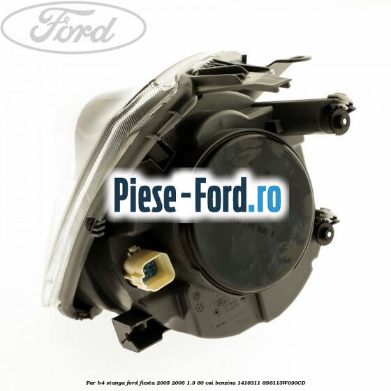 Far H4 stanga Ford Fiesta 2005-2008 1.3 60 cai benzina #A845922E95