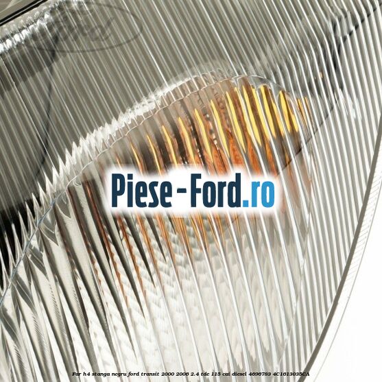 Far H4 stanga negru Ford Transit 2000-2006 2.4 TDE 115 cai diesel #DDD711ED24