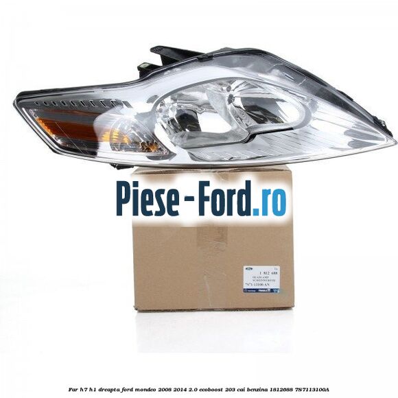 Far H7/H1 dreapta Ford Mondeo 2008-2014 2.0 EcoBoost 203 cai benzina #BF7D9AEE15