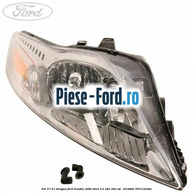 Far H7/H1 dreapta Ford Mondeo 2008-2014 2.2 TDCi 200 cai  #51C2E9B1CA