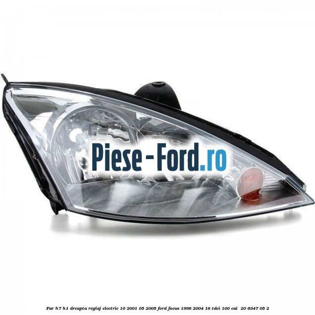 Far H7/H1 dreapta reglaj electric 10/2001-05/2005 Ford Focus 1998-2004 1.8 TDCi 100 cai #FC9382FB6E