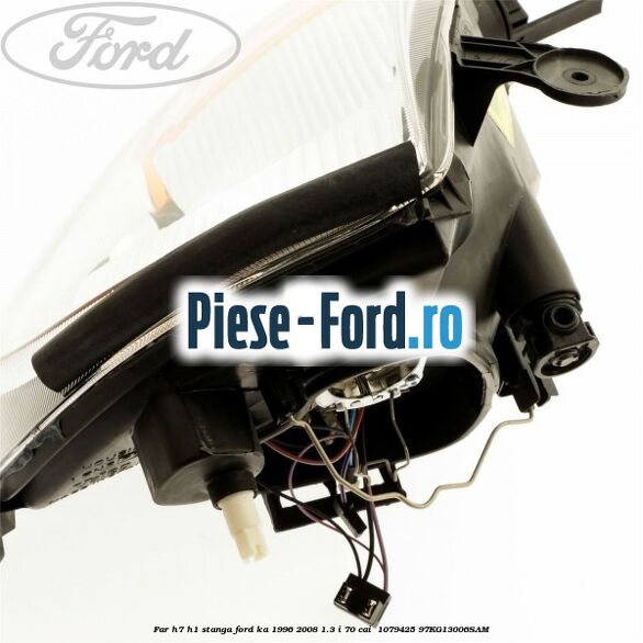 Far H7/H1 stanga Ford Ka 1996-2008 1.3 i 70 cai  #9219BE839A