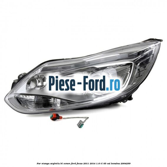 Far stanga, argintiu bi xenon Ford Focus 2011-2014 1.6 Ti 85 cai