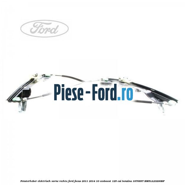 Fensterheber elektrisch vorne rechts Ford Focus 2011-2014 1.0 EcoBoost 125 cai #37FEEAE989