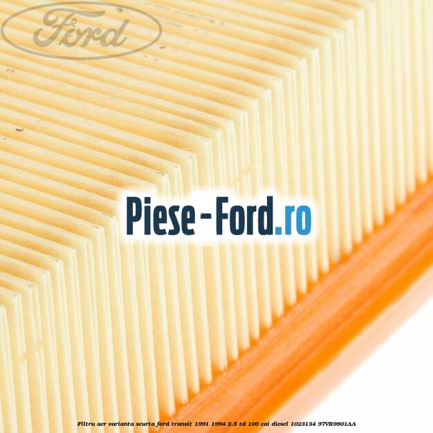 Filtru aer varianta scurta Ford Transit 1991-1994 2.5 TD 100 cai diesel #5B5903138A