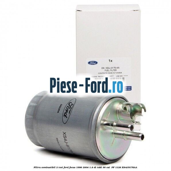 Filtru combustibil 2 tevi Ford Focus 1998-2004 1.8 DI/TDDi 90 cai  #9B7754271D