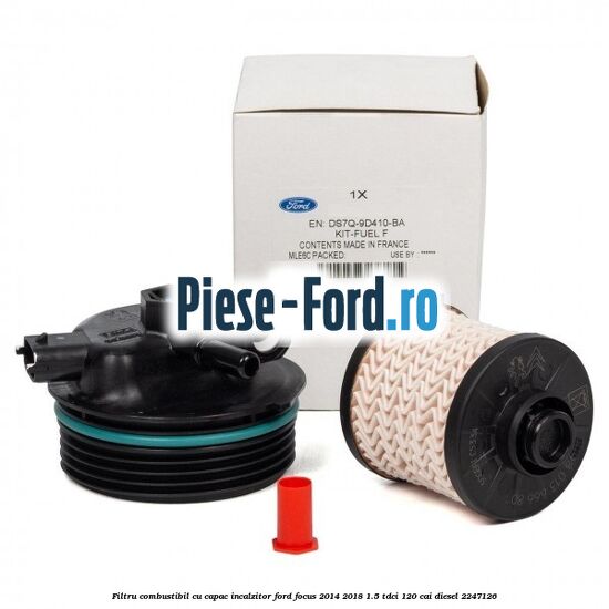Filtru combustibil cu capac incalzitor Ford Focus 2014-2018 1.5 TDCi 120 cai