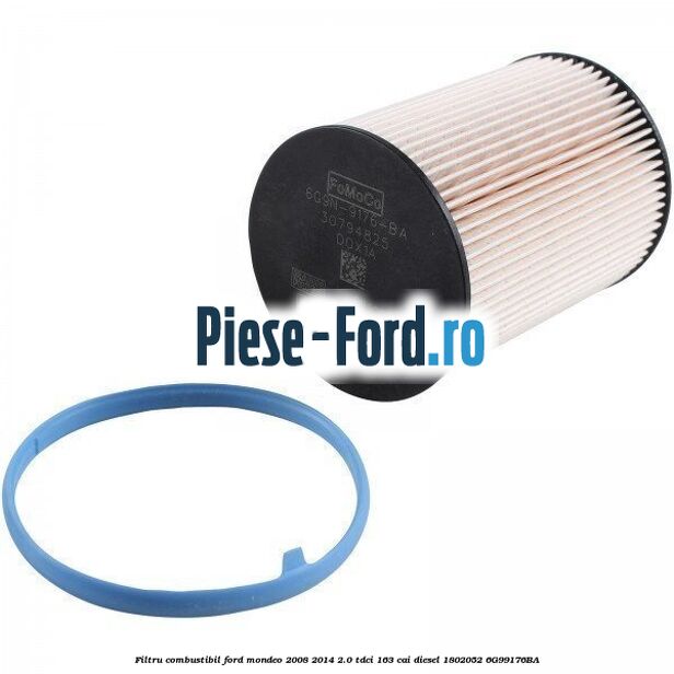 Filtru combustibil Ford Mondeo 2008-2014 2.0 TDCi 163 cai diesel #64EBC9BE58