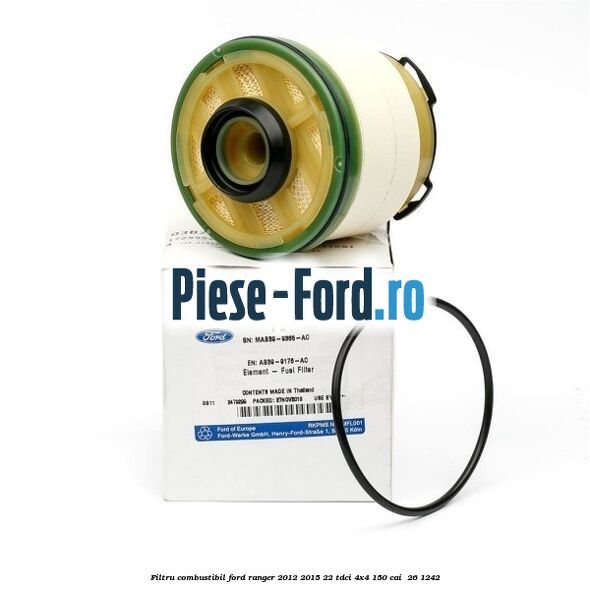 Filtru combustibil Ford Ranger 2012-2015 2.2 TDCi 4x4 150 cai #1A1C0F9D17