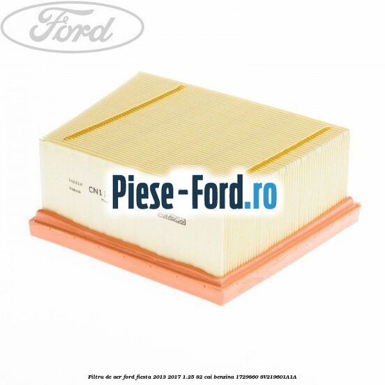 Filtru de aer Ford Fiesta 2013-2017 1.25 82 cai benzina #50A681FCA3